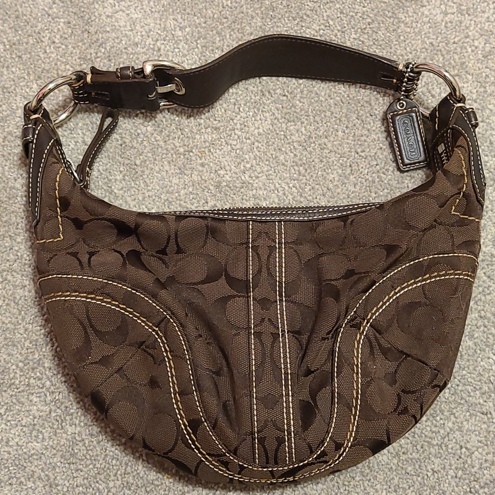 Brown hobo Coach Bag